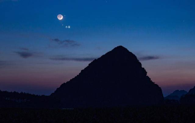 限时观测！6月27日日落后水星伴月 如何观测